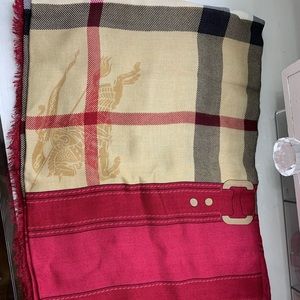 Burberry modal cashmere haymarket scarf